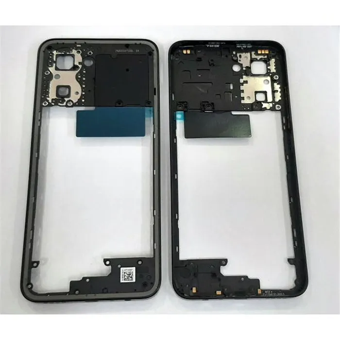 Carcasa trasera o marco negro para Realme C30 RMX3581 calidad premium