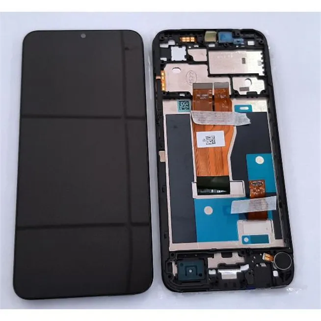 Pantalla lcd para Realme C33 4130336 RMX3624 mas tactil negro mas marco negro Service Pack