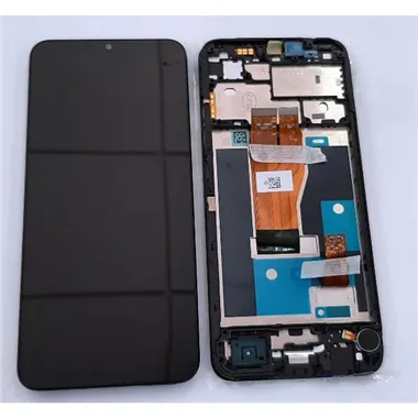 Pantalla lcd para Realme C33 4130336 RMX3624 mas tactil negro mas marco negro Service Pack