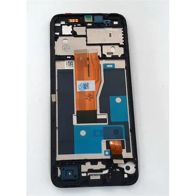 Pantalla lcd para Realme C33 RMX3624 mas tactil negro mas marco negro compatible