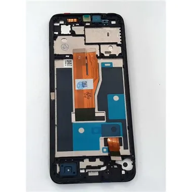 Pantalla lcd para Realme C33 RMX3624 mas tactil negro mas marco negro compatible
