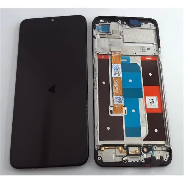 Pantalla lcd para Realme C35 RMX3511 mas tactil negro mas marco negro compatible