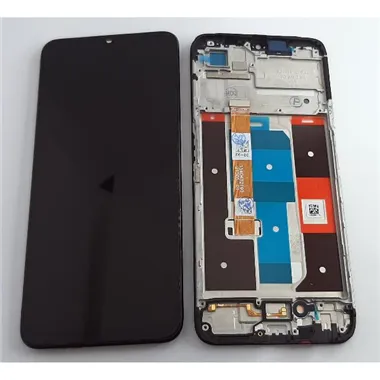 Pantalla lcd para Realme C35 RMX3511 mas tactil negro mas marco negro compatible