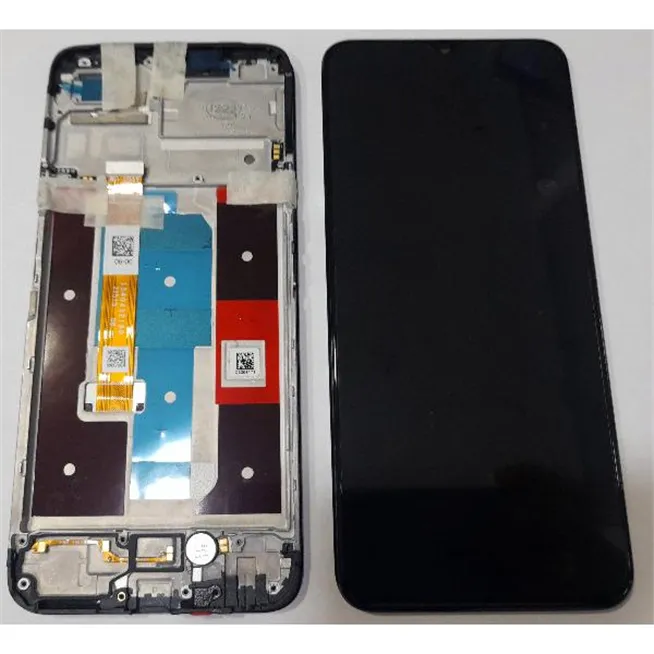 Pantalla lcd para Realme C35 RMX3511 mas tactil negro mas marco negro Service Pack calidad premium