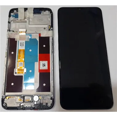 Pantalla lcd para Realme C35 RMX3511 mas tactil negro mas marco negro Service Pack calidad premium