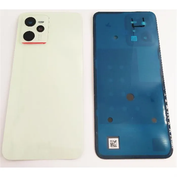 Tapa trasera o tapa bateria verde para Realme C35 RMX3511 mas lente camara