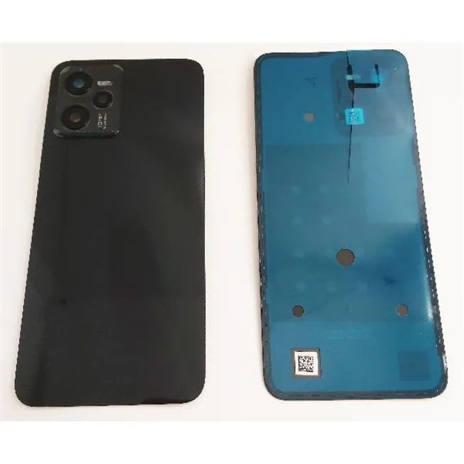 Tapa trasera o tapa bateria negra para Realme C35 RMX3511 mas lente camara