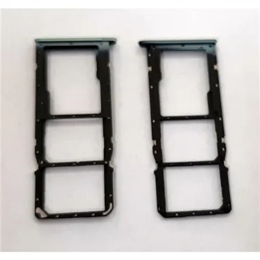 Soporte o bandeja dual sim verde para Realme C35 RMX3511 calidad premium
