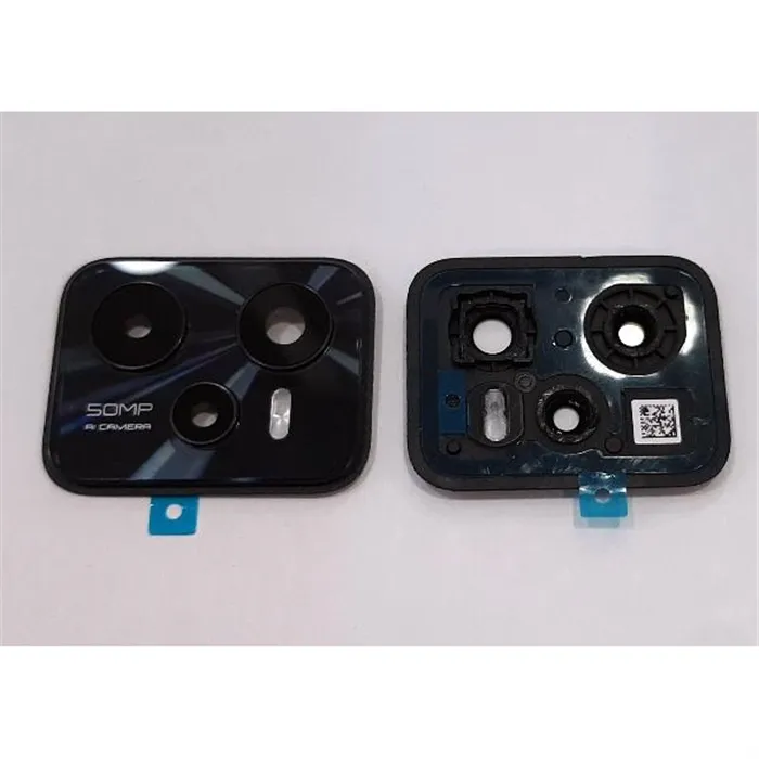 Cubierta camara negra para Realme C35 RMX3511 calidad premium