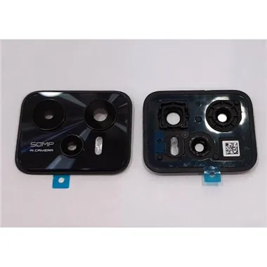 Cubierta camara negra para Realme C35 RMX3511 calidad premium
