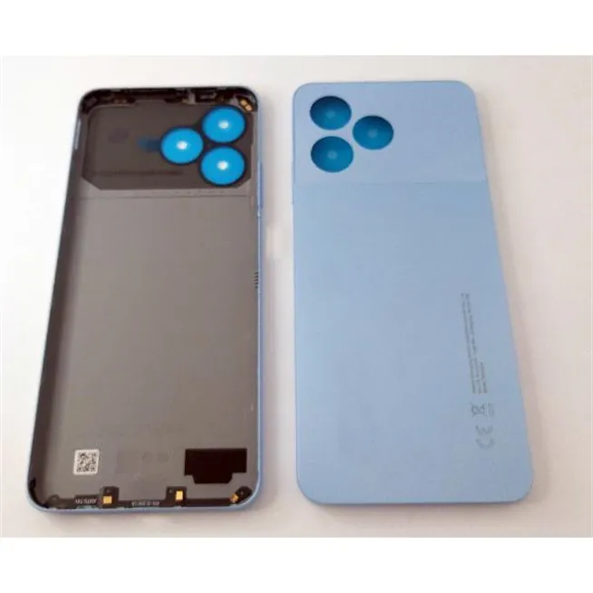 Tapa trasera o tapa bateria azul para Realme C51 RMX3830 