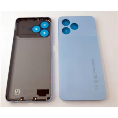 Tapa trasera o tapa bateria azul para Realme C51 RMX3830 