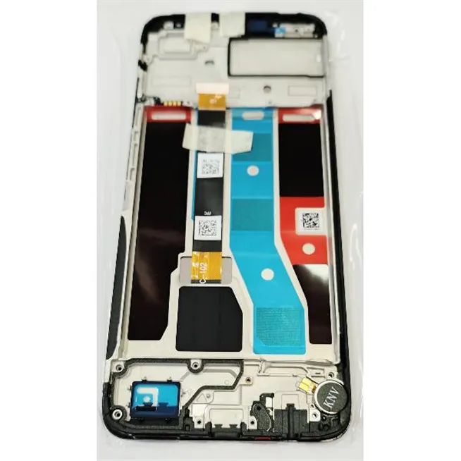 Pantalla lcd para Realme C51 mas tactil negro con marco negro 621029000053 Service Pack