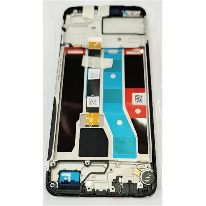 Pantalla lcd para Realme C51 mas tactil negro con marco negro 621029000053 Service Pack