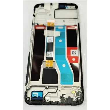 Pantalla lcd para Realme C51 mas tactil negro con marco negro 621029000053 Service Pack