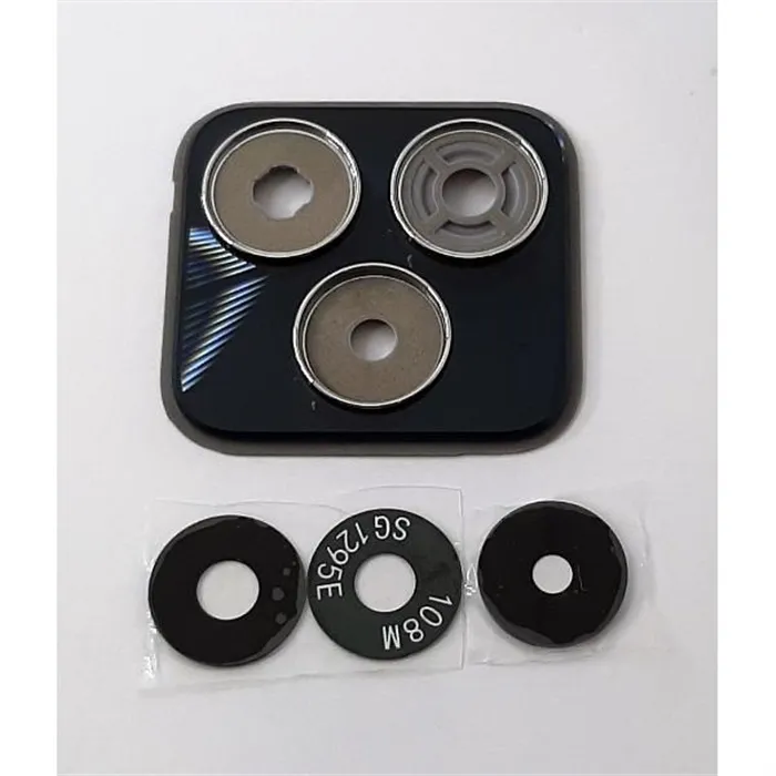 Cubierta camara negra para Realme C53 RMX3760 calidad premium