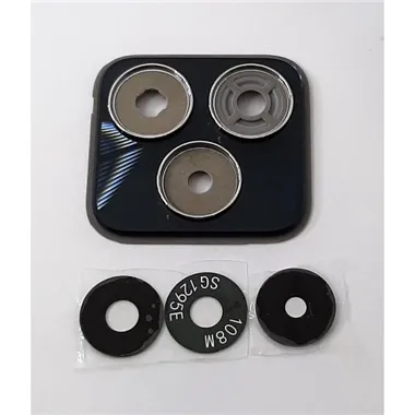 Cubierta camara negra para Realme C53 RMX3760 calidad premium