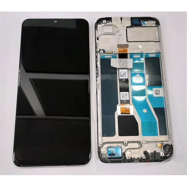Pantalla lcd para Realme C53 RMX3760 621029000039 mas tactil negro mas marco negro Service Pack