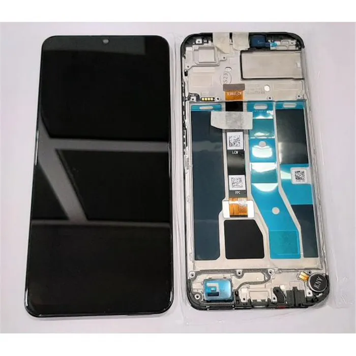 Pantalla lcd para Realme C53 RMX3760 621029000039 mas tactil negro mas marco negro Service Pack
