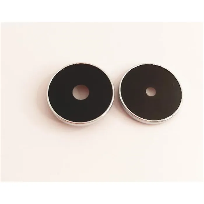 set 2 cristal camara para Realme C55 RMX3710 mas cubierta plata calidad premium
