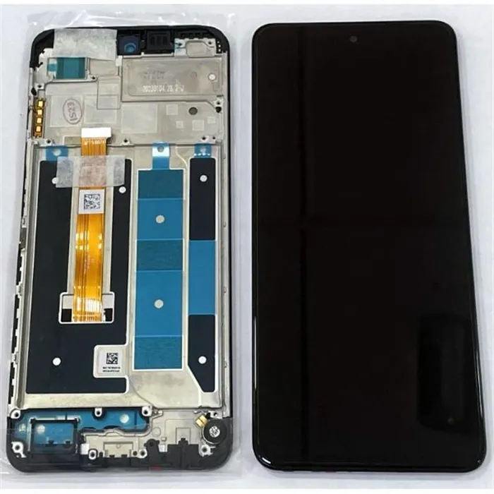 Pantalla lcd para Realme C55 RMX3710 4130438 mas tactil negro mas marco service pack premium