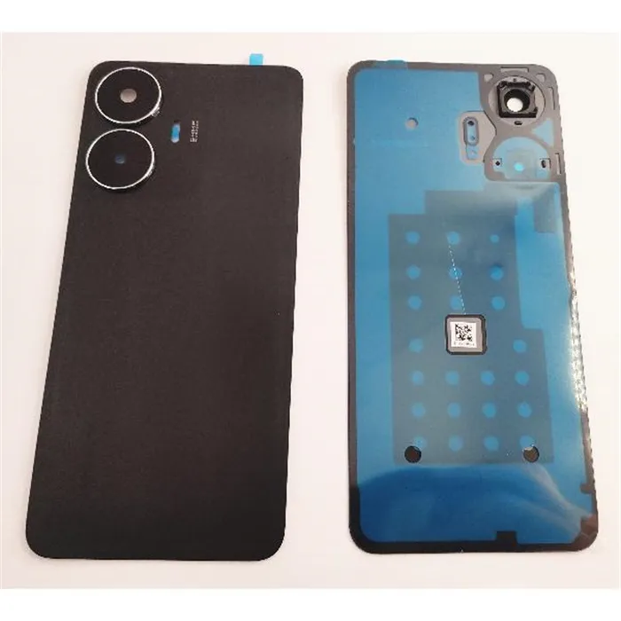 Tapa trasera o tapa bateria negra para Realme C55 RMX3710 mas lente camara