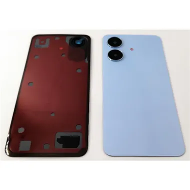 Tapa trasera o tapa bateria azul para Realme C61 4G RMX3933 con cristal de camara