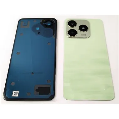 Tapa trasera o tapa bateria verde para Realme C63 4G con lente de camara