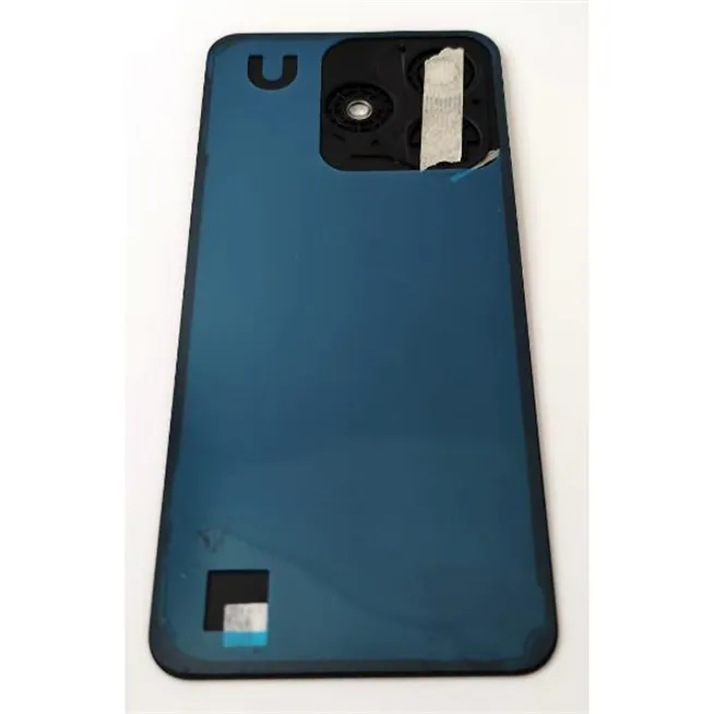 Tapa trasera o tapa bateria azul para Realme C63 4G con cristal de camara