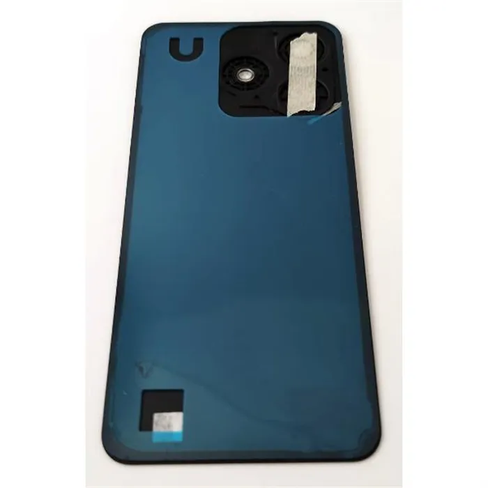 Tapa trasera o tapa bateria azul para Realme C63 4G con cristal de camara