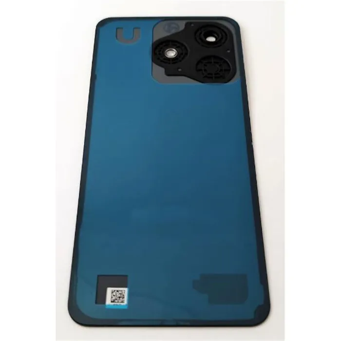 Tapa trasera o tapa bateria dorada para Realme C63 4G con cristal de camara
