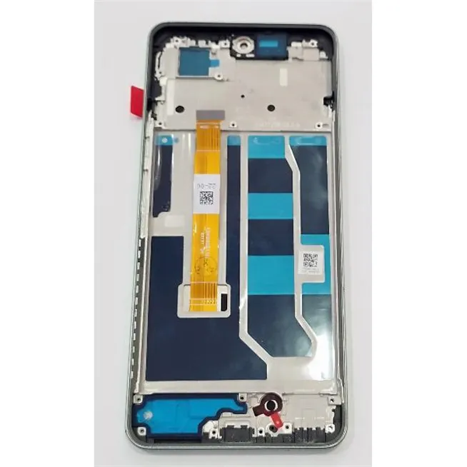Pantalla lcd para Realme C67 4G mas tactil negro con marco verde calidad premium