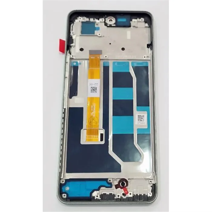 Pantalla lcd para Realme C67 4G mas tactil negro con marco verde calidad premium