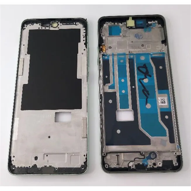 Carcasa o marco central verde para Realme C67 4G