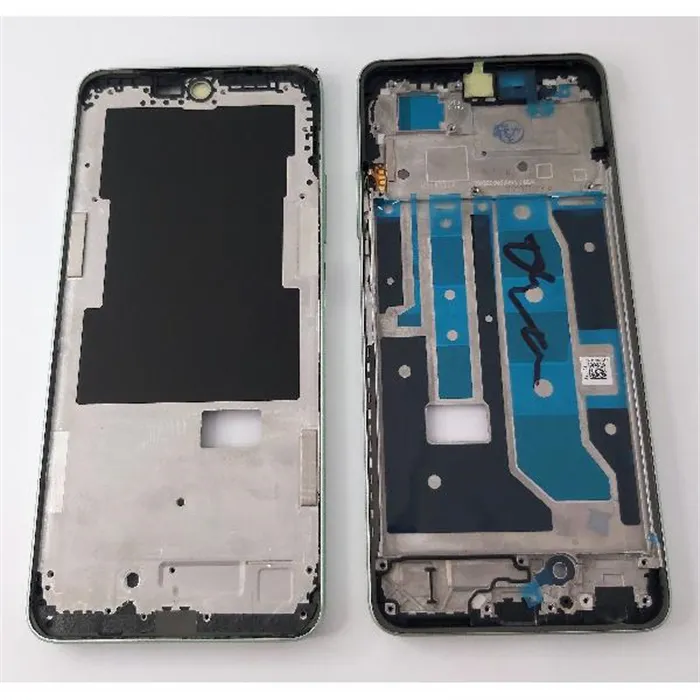 Carcasa o marco central verde para Realme C67 4G