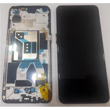 Pantalla lcd para Realme GT 5g mas tactil negro mas marco negro Service Pack Premium