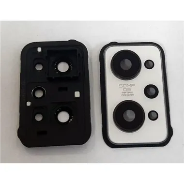 Cubierta camara blanca para Realme GT 2 GT2 RMX3310 RMX3311 RMX3312 calidad premium