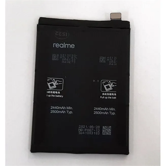 Bateria BLP887 para Realme GT Neo 2 GT Pro 2 5000mAh Service Pack