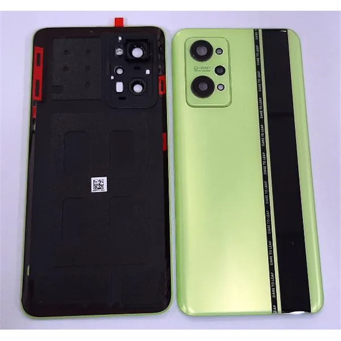 Tapa trasera o tapa bateria verde para Realme GT Neo 2 mas cubierta camara