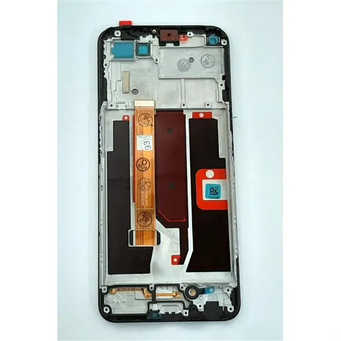 Pantalla lcd para Realme Narzo 30 5g  mas tactil negro mas marco negro calidad premium