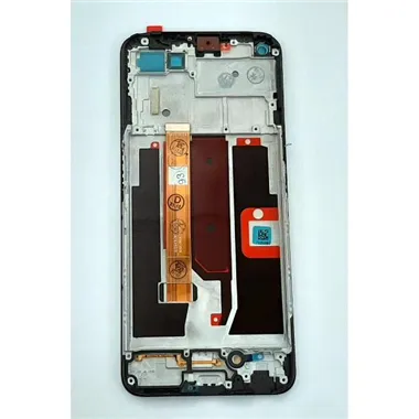Pantalla lcd para Realme Narzo 30 5g  mas tactil negro mas marco negro calidad premium