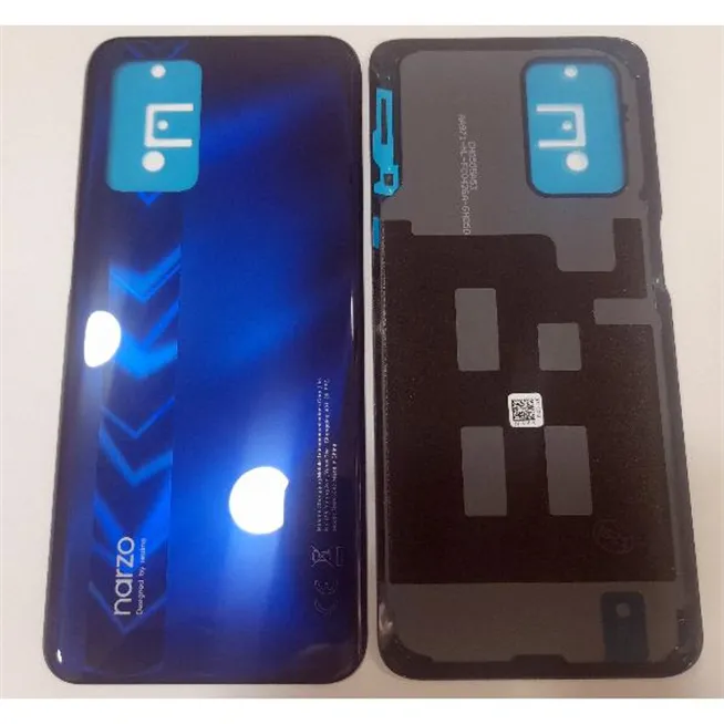 Tapa trasera o tapa batería azul para Realme Narzo 30 5G Service Pack Premium