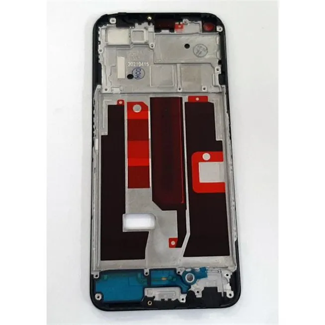 Carcasa central o marco negro para Realme Narzo 30 5g calidad premium