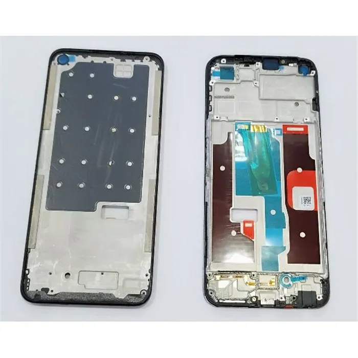 Carcasa o marco frontal negro para Realme Narzo 50 4G RMX3286
