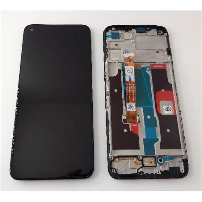 Pantalla lcd para Realme Narzo 50 4G RMX3286 mas tactil negro mas marco negro calidad premium