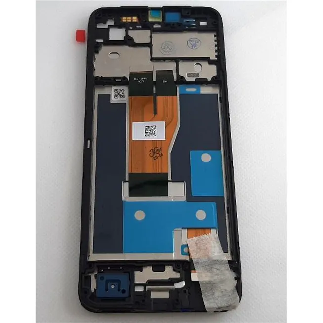 Pantalla lcd para Realme Narzo 50i Prime mas tactil negro mas marco negro calidad premium
