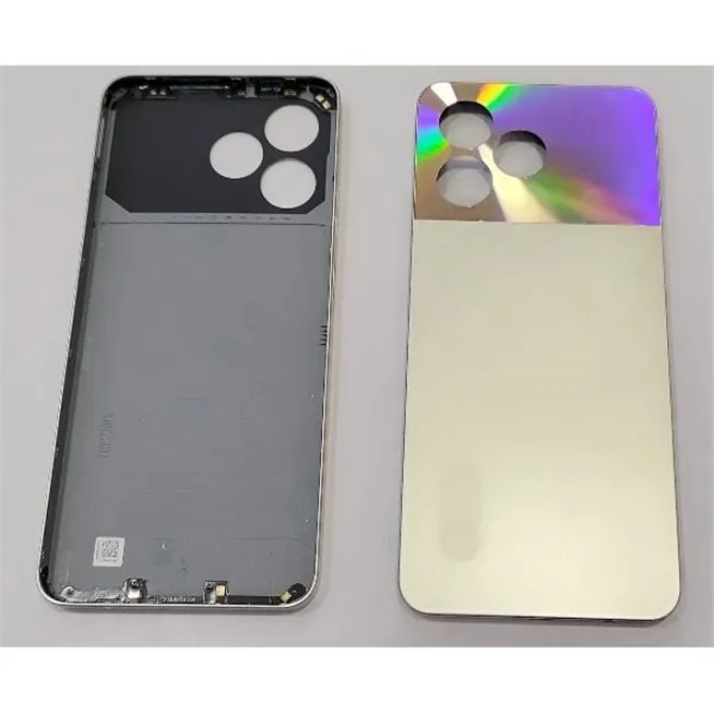 Tapa trasera o tapa bateria dorada para Realme Note 50 4G RMX3834 