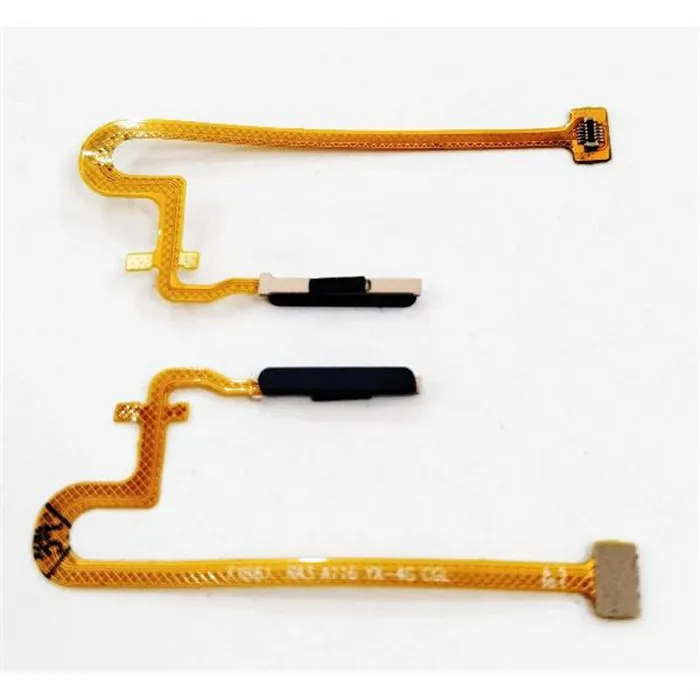 Flex sensor huella negro para Realme Note 50 4G RMX3834 calidad premium