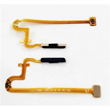 Flex sensor huella negro para Realme Note 50 4G RMX3834 calidad premium