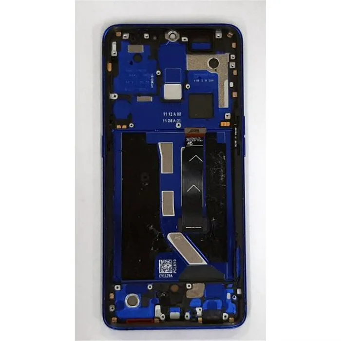 Pantalla lcd para Realme x2 pro RMX1931 mas tactil negro mas marco azul calidad premium